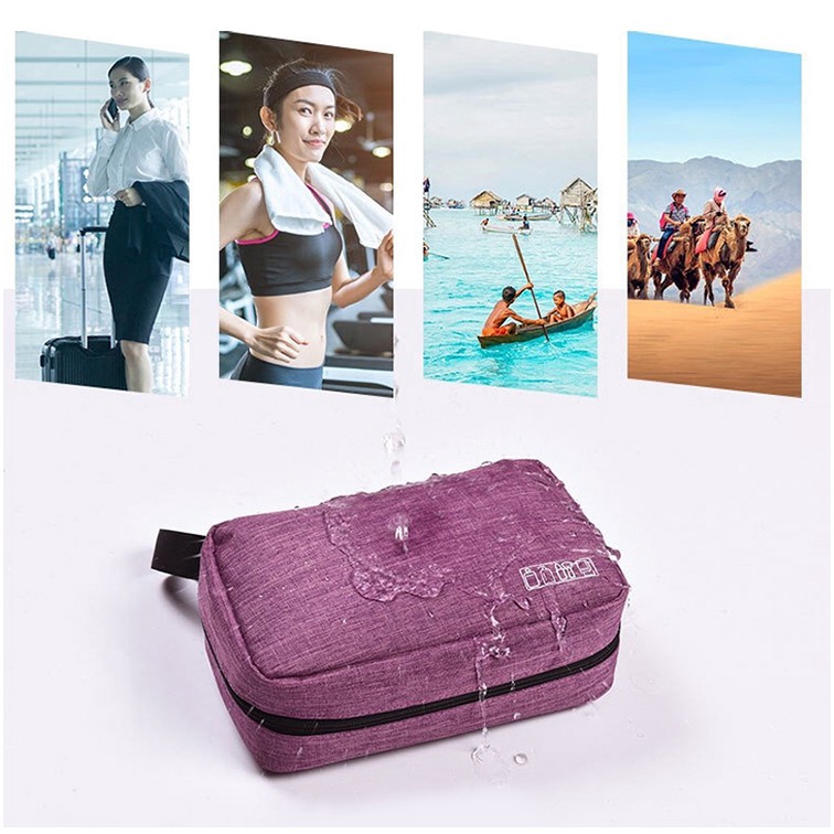 Túi đựng mỹ phẩm và dụng cụ vệ sinh cá nhân tiện lợi cho du lịch