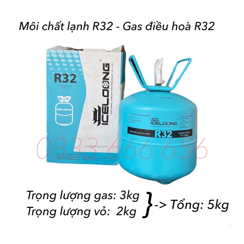 [Mã ELHA22 giảm 6% đơn 300K] Môi chất lạnh điều hoà R32 - Gas điều hoà R32 (chọn mẫu)