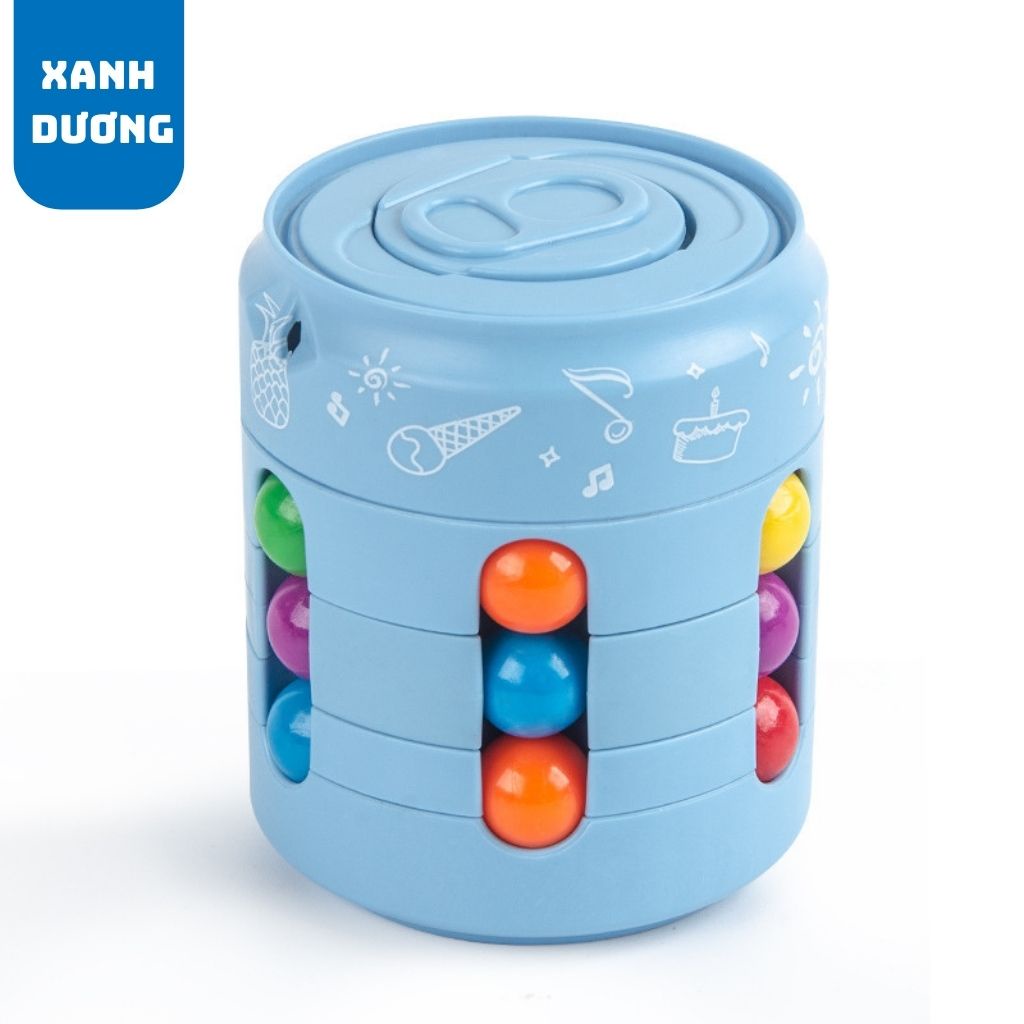 Rubik lon coca, rubik hạt đậu, mẫu mã đẹp, đồ chơi kích thích phát triển trí tuệ, và sự thông minh của bé.
