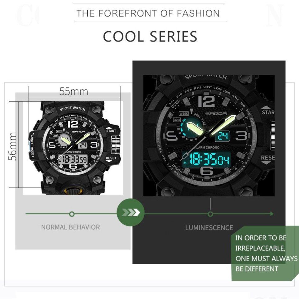 Đồng hồ SANDA thiết kế nam tính đẹp mắt cho nam | BigBuy360 - bigbuy360.vn