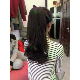 Tóc Giả Cột Đuôi Ngựa Xoăn Cao Cấp