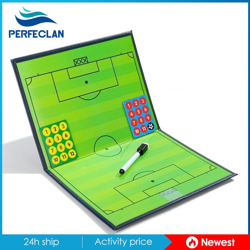 [Perfeclan] Bảng Kẹp Huấn Luyện Chiến Thuật Bóng Đá Có Nam Châm Có Thể Gập Lại