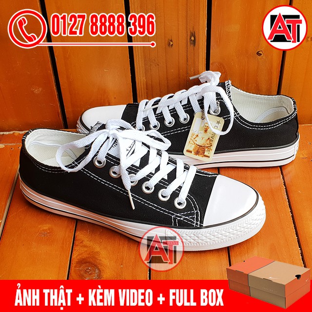 [KÈM HỘP HÃNG] Giày Thể Thao CV Classic Đen Trắng Nam Nữ | BigBuy360 - bigbuy360.vn