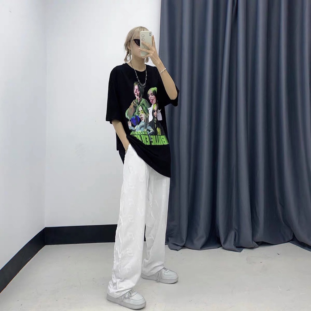 Áo phông Billie Eilish Bad Guy US UK thun co dãn unisex cryaotic10