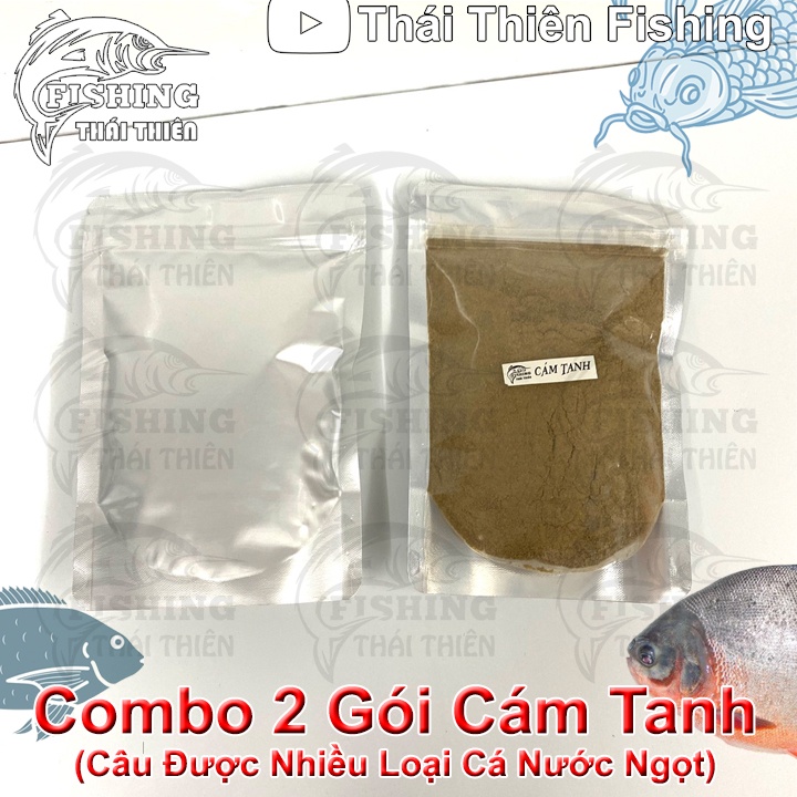 Combo 2 Gói Cám Tanh Câu Được Các Loại Cá Nước Ngọt Chép, Rô Phi, Tra, Trê, Chim