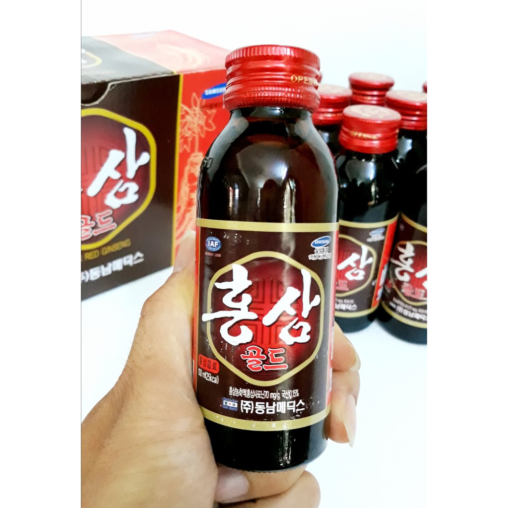 Nước Hồng Sâm, Đông Trùng Hàn Quốc 100ml
