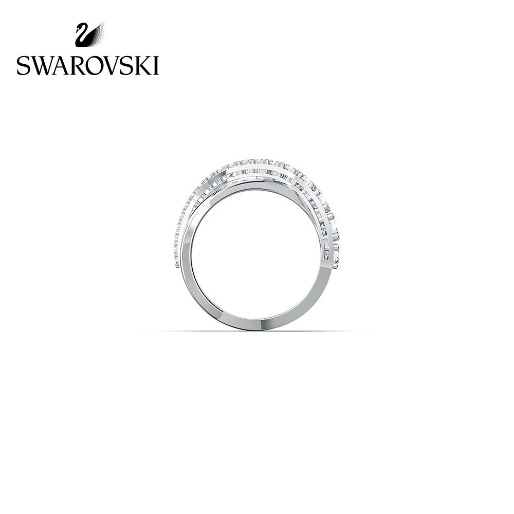 FREE SHIP Nhẫn Nữ Swarovski TWIST Thông minh[Wang Yibo Same Style Series] Ring Crystal FASHION cá tính Trang sức trang sức đeo THỜI TRANG