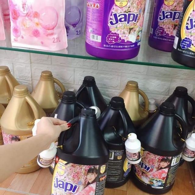1 thùng 4 cần nước giặt xả 5in1 cao cấp JaPi