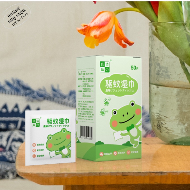 [TẶNG QUÀ 9K] Khăn Lau Chông Muỗi Bảo Vệ Khỏi Muỗi Đốt Hiệu Quả Đến 4 Giờ