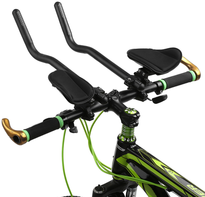 Tay vịn nghỉ ngơi Xe đạp ba môn phối hợp MTB Aerobar