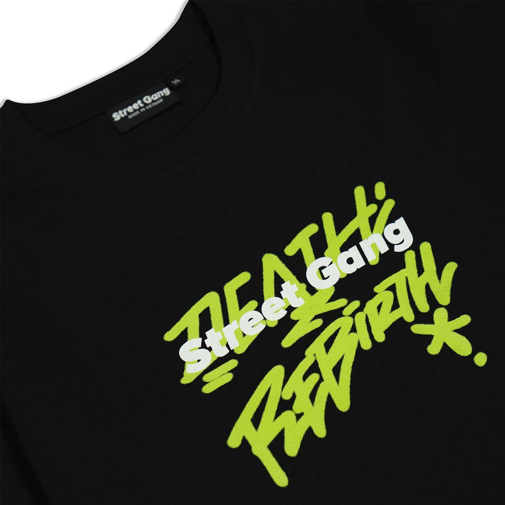 Áo Thun Death & Rebirth - Đen - StreetGang