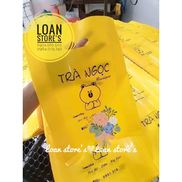 COMBO NHẬN IN TÚI NILONG CHO SHOP