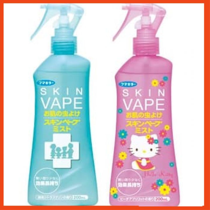 Xịt muỗi Skin vape Nhật Bản [FREE SHIP - HÀNG AUTH] chống muỗi và côn trùng mùi hương nhẹ nhàng chai 200ml