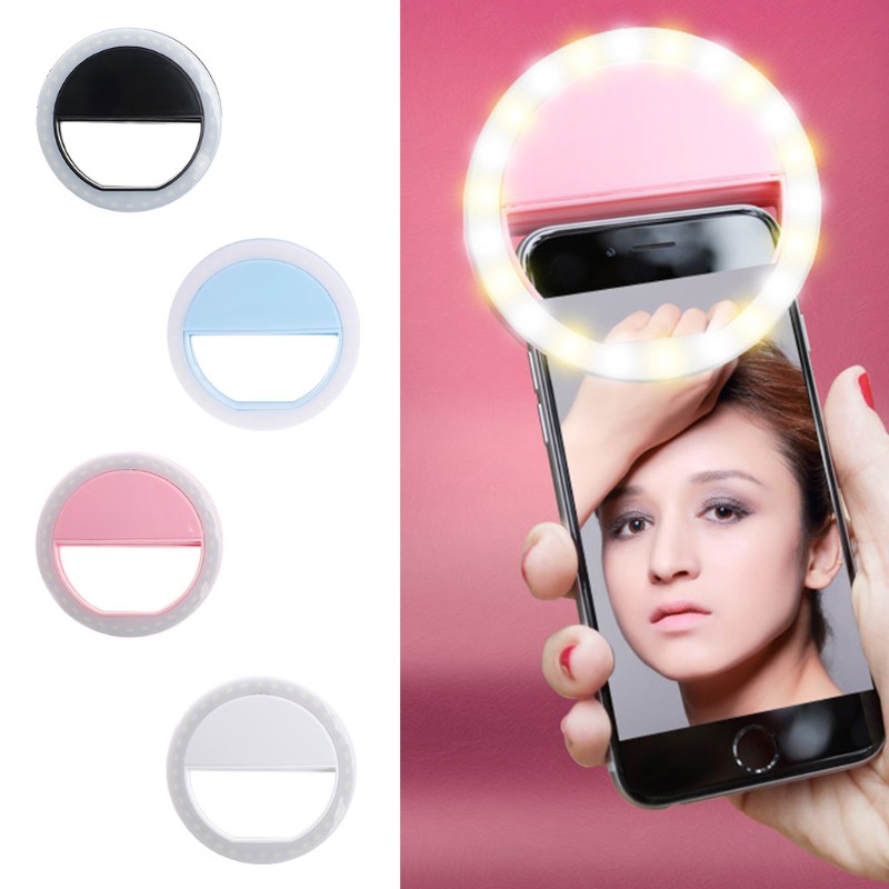 Vòng Đèn Led Hỗ Trợ Chụp Ảnh Selfie Cho Điện Thoại Android Iphone