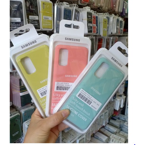 Ốp lưng Silicon Cover Galaxy S20 Plus chống bám bẩn, chống bán vân tay