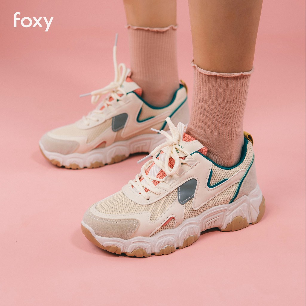 Giày Thể Thao Sneaker Nữ FOXY Tăng Chiều Cao 3 Cm Đế Êm Thoáng Khí - FOX009