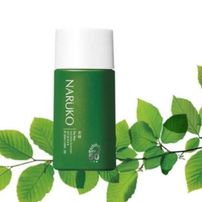 Kem chống nắng SPF50 Naruko trà tràm Tea Tree Anti-Acne Sunscreen SPF50 30 ml