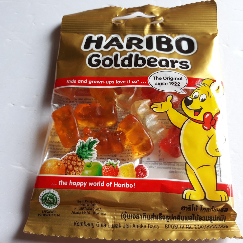 Kẹo dẻo tuổi thơ Haribo Goldbears bịch 30g