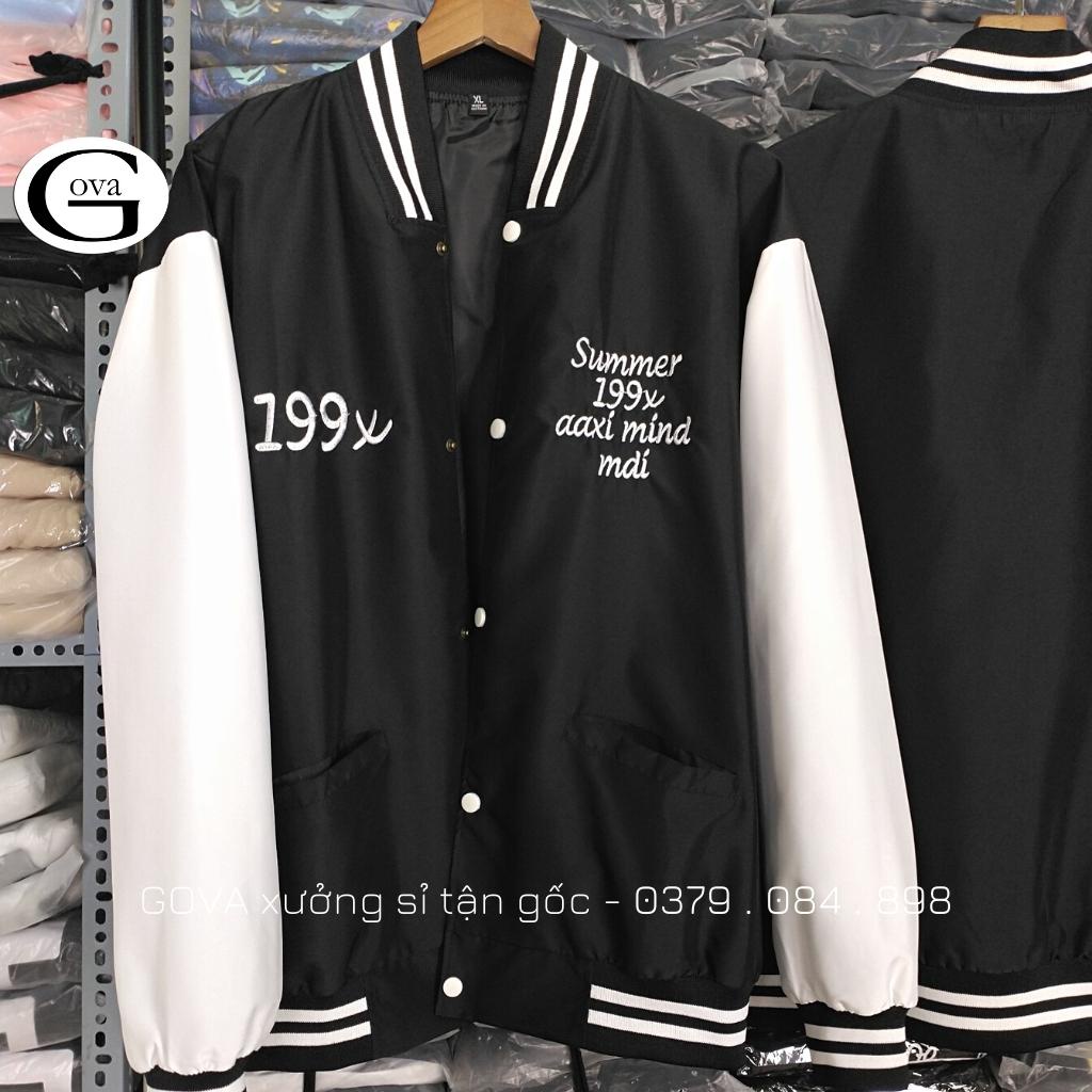 Áo Khoác Bomber Dù 199X Cao Cấp Form Rộng Nam Nữ Ulzzang Unisex Thời Trang GOVA