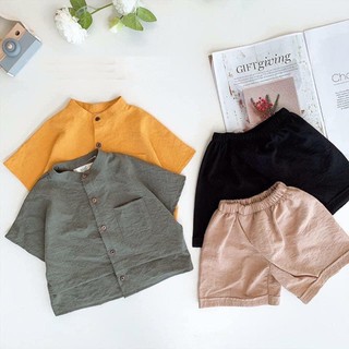 Bộ đũi bé trai phong cách hàn quốc