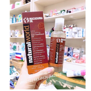 Tinh dầu dưỡng tóc MACADAMIA OIL (100ml) - Sale 80%, chỉ còn #185k về tay