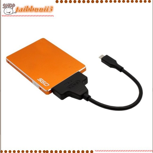 Khuyến mãi taihhuuii3's  SATA Easy Drive Cable 22PIN to USB 3.1 cable 2.5-inch SSD single head Type-C data cable | BigBuy360 - bigbuy360.vn