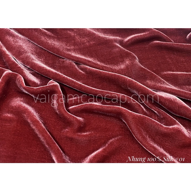 Vải Nhung Silk