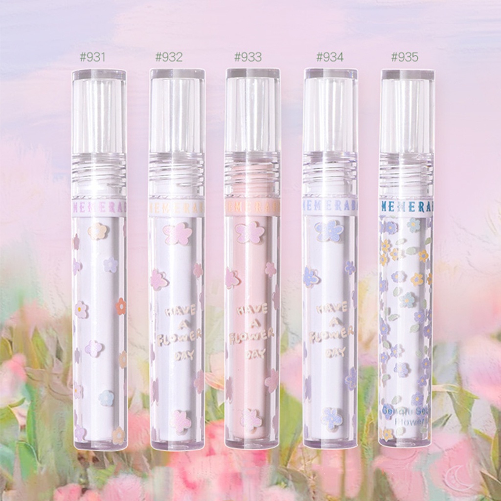 Son kem bóng MEMERABA căng mọng nhẹ môi Flowers Refractive Lip Glaze MB093 MEME10