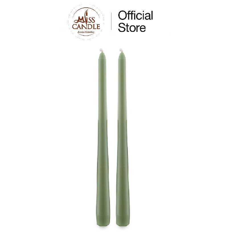 Nến thơm túi 2 cây taper Miss Candle NQM2387 (Chọn màu)