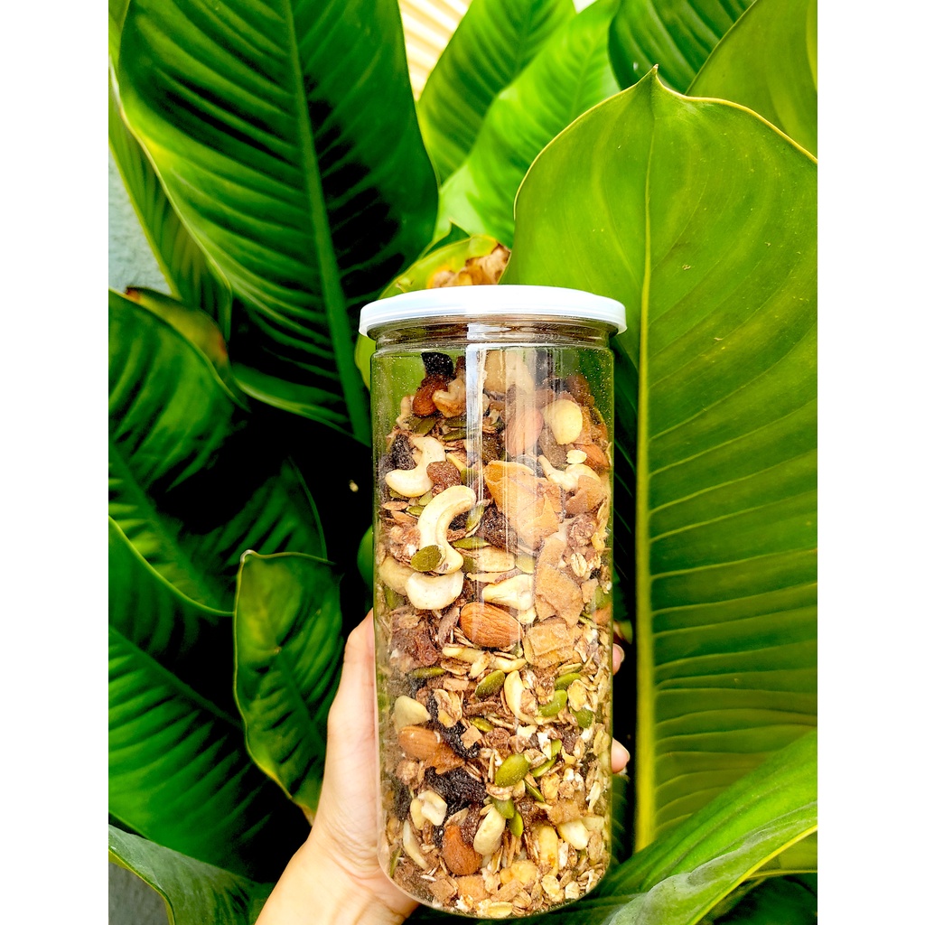 Granola Ăn Kiêng Không Đường Nhiều Hạt 500g - Vị Chocolate