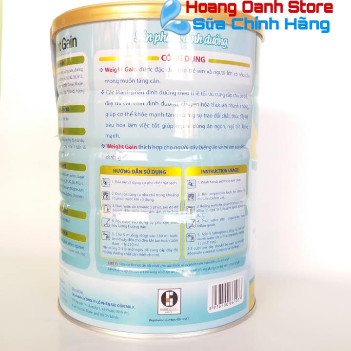 Sữa Người Gầy - Sữa Tăng Cân dành cho ngừời gầy - Sữa TĂNG CÂN Goldmilk 900g | BigBuy360 - bigbuy360.vn