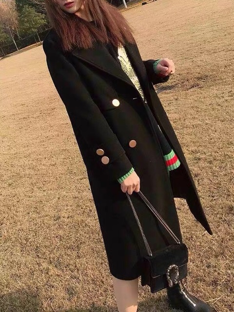 Áo khoác dạ tay khuy