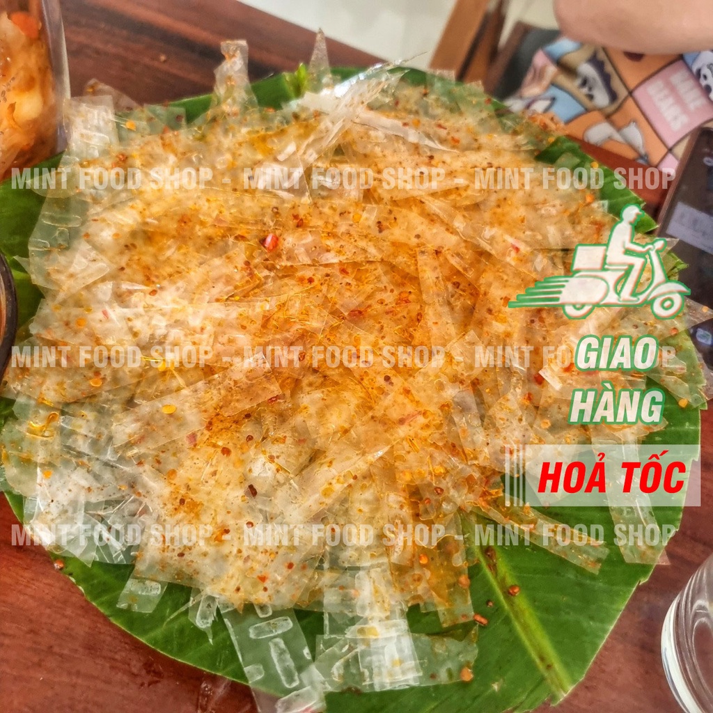 Bánh Tráng Sate Muối Bột Xâu 10 Gói