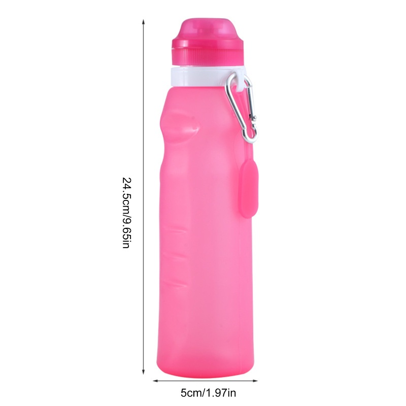 Bình Nước 600ml Không BPA Có Khóa Cài Có Thể Tái Sử Dụng
