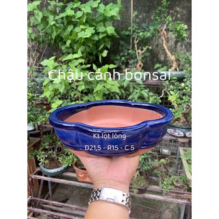 Chậu trồng cây hình ovan / chậu trồng cây bonsai- Chậu trồng cây bonsai - chậu trồng sen đá - chậu cảnh bonsai