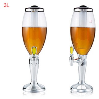 Bình Đựng Nước 3L F16 (Tháp Bia) (Màu Bạc)