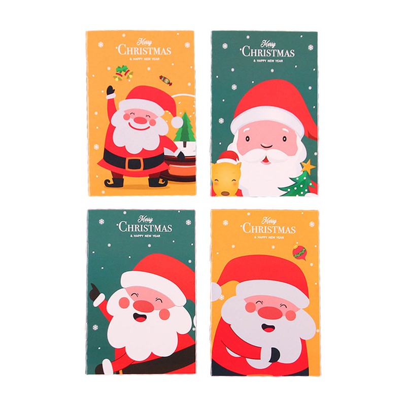 Set 10 Sổ Tay Mini Phong Cách Giáng Sinh Dành Cho Các Bé
