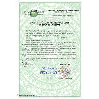 Cao Sâm Hoàng Đế Achim Hàn Quốc, minhchau