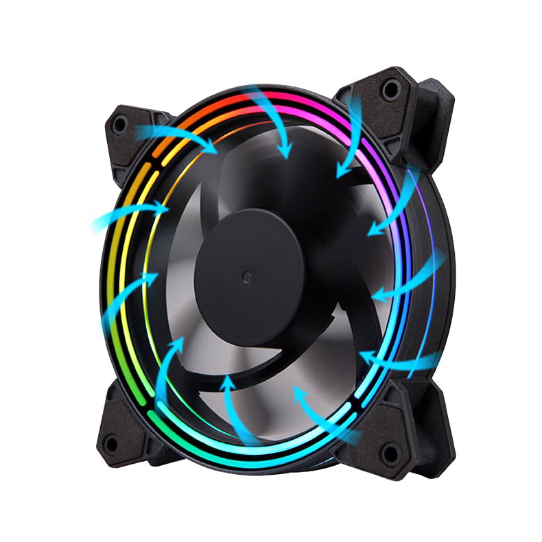 Fan Led RGB Tản Nhiệt Case Máy Tính | Golden Field Ray 1 Fancy