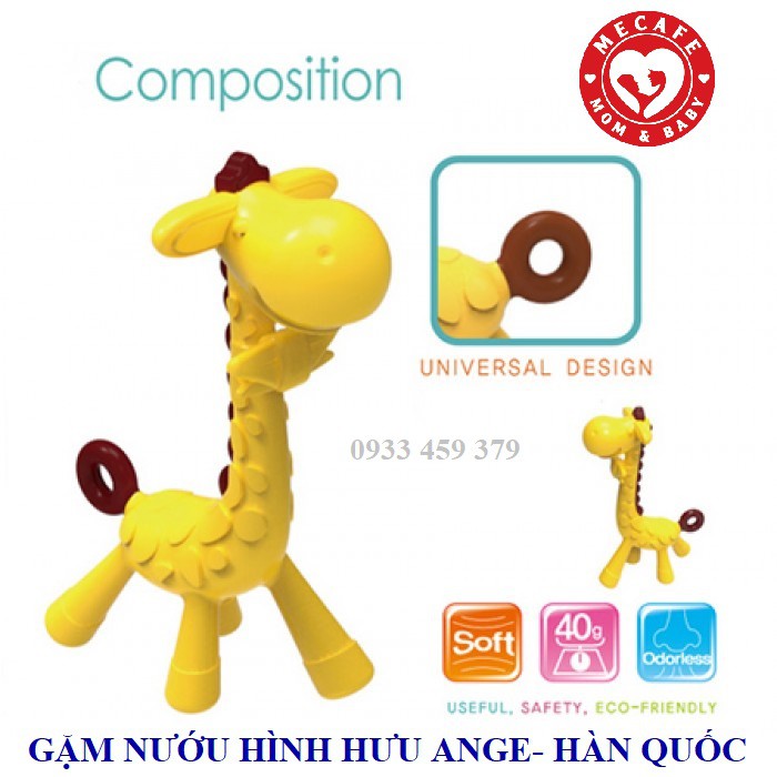 Gặm nướu hình Chuối, hưu cao cổ Ange Hàn quốc (Chính hãng)