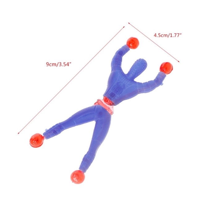 Đồ chơi trẻ em Người Nhện Leo Tường độc đáo - Đồ chơi trẻ em dính tường, siêu nhân nhện leo tường nhiều màu sắc