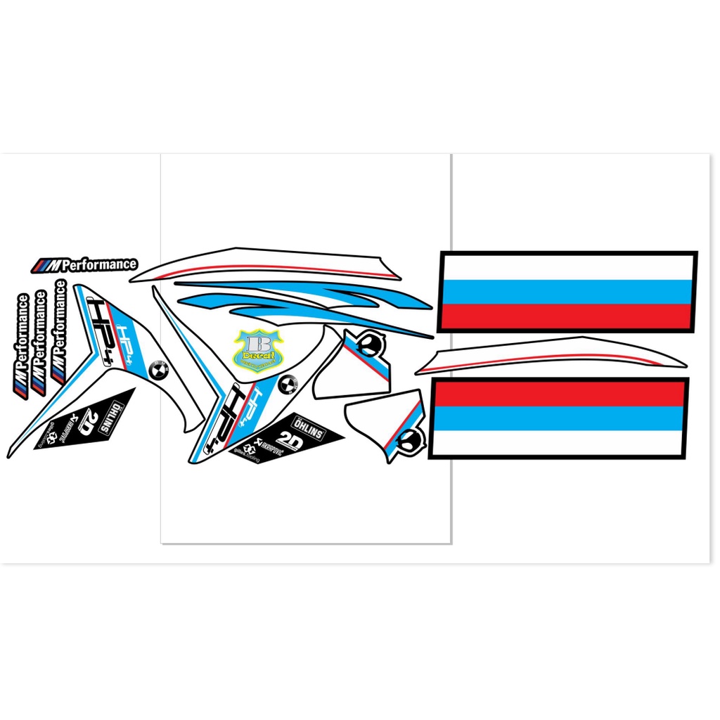 ( Quí khách vui lòng mang ra tiệm cho thợ dán ) Tem vario 150 hp4 đen