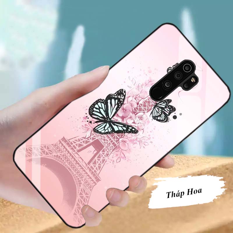 Ốp XIAOMI Redmi 9, Note 8 Pro Lưng Kính Cường Lực Cao Cấp Mới Nhất