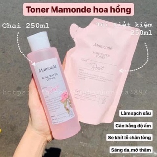Nước hoa hồng mamonde 250ml