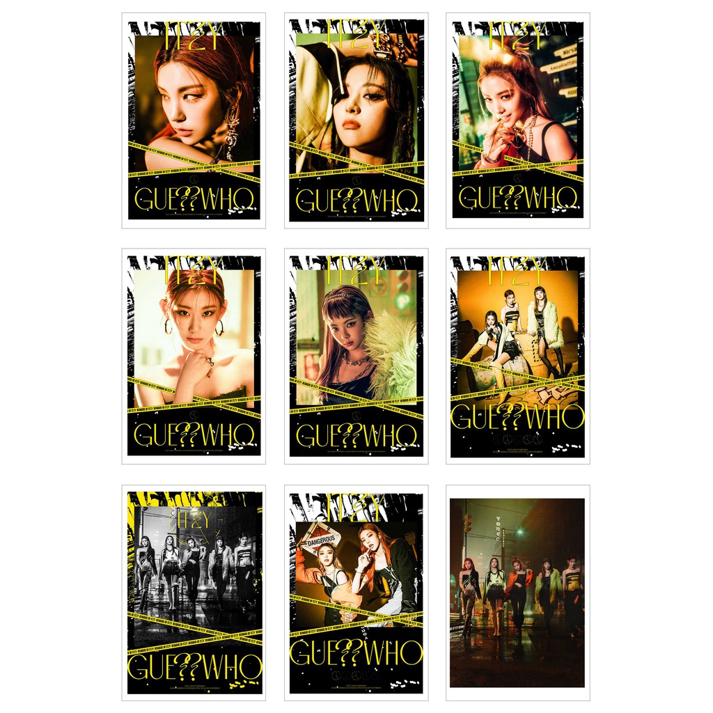 [Ép Lụa] Lomo Card 36 Ảnh ITZY- GUESS WHO