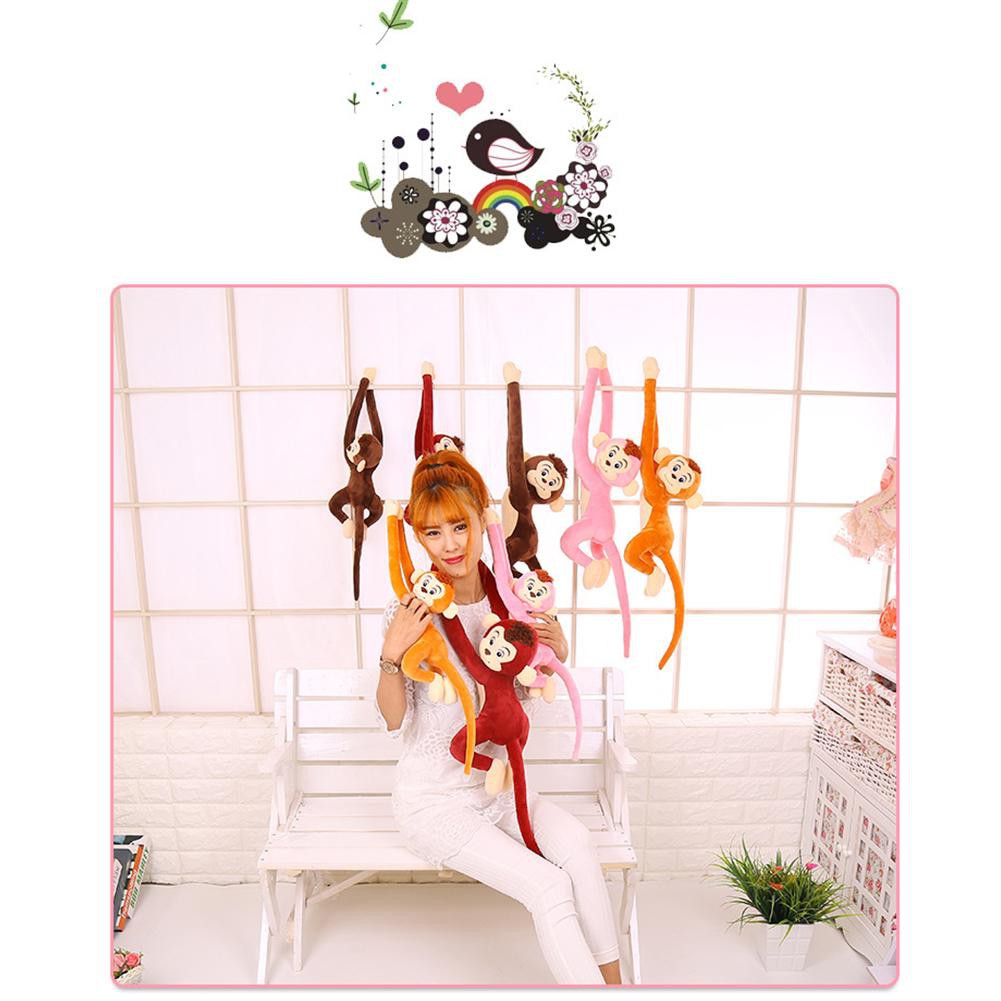 Khỉ Nhồi Bông Tay Dài Đáng Yêu 65cm