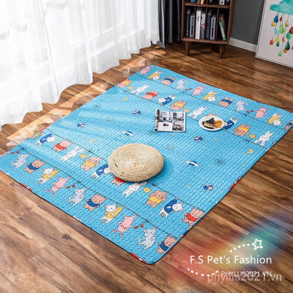 ♡ F.S ♡Thảm Trải Sàn Cho Thú Cưng Đa Chức Năng, Thảm Sofa/Mèo Con Chó/Thảm Chó Mèo Cotton/Cho Bé Bò