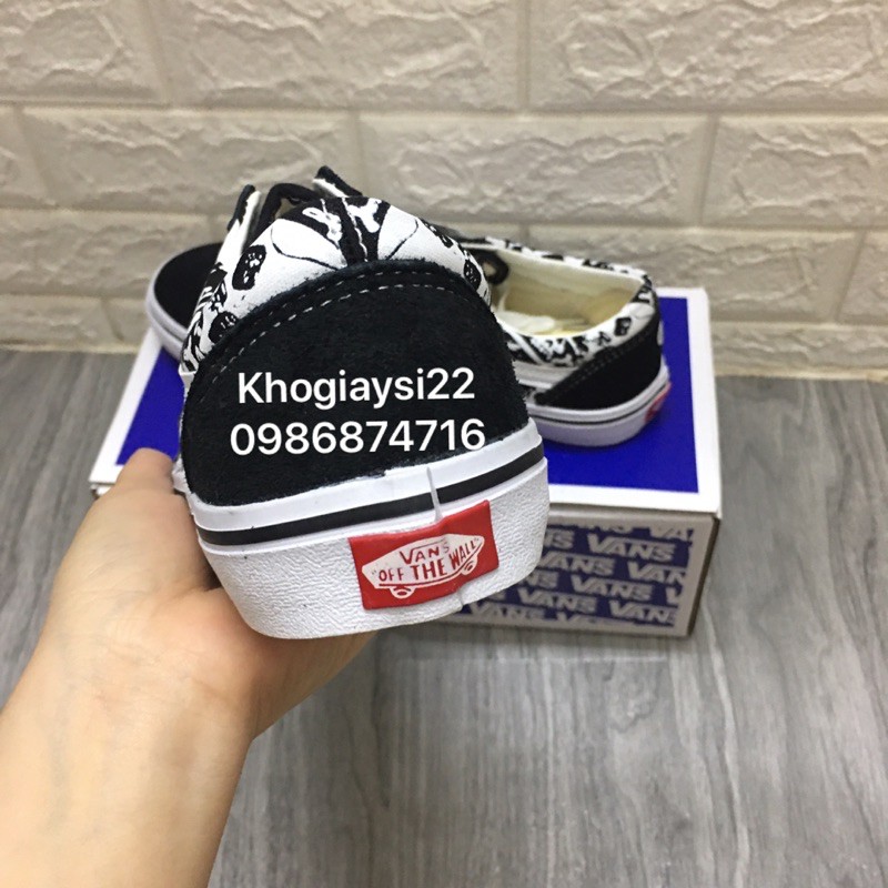 [SALE SỐC- SẴN HÀNG] Giày 𝐕𝐀𝐍𝐒 old skool skulls đầu lâu size 36->43 NAM NỮ | BigBuy360 - bigbuy360.vn