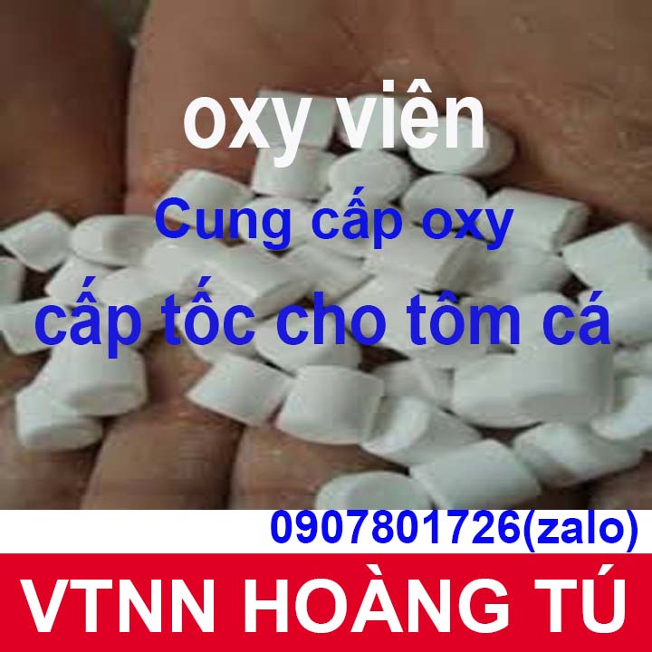 Oxi dạng viên - sủi cấp tốc cho hồ cá