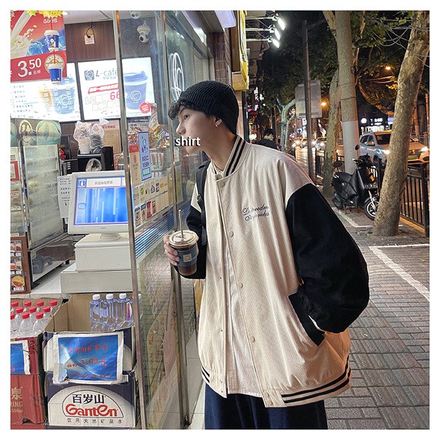 Áo Khoác Nhung  BOMBER Chữ C nam nữ ,áo khoác nam nữ unisex.Hàng Quảng Châu cao cấp chất lượng loại một. | BigBuy360 - bigbuy360.vn